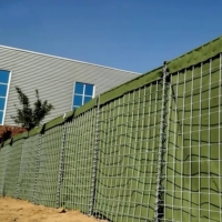 Barrière défensive pliable en maille extensible galvanisée personnalisée pour mur de protection contre les inondations