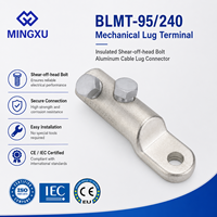BLMT-95/240 Boulon à tête de cisaillement isolé Terminal de cosse mécanique Connecteur de cosses de câble en aluminium avec boulon à tête de cisaillement