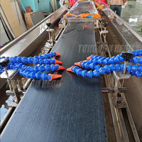 TONGSANHEGU plástico reciclado HDPE tablero espumoso línea de extrusión plástico PE Panel que hace la máquina PP PE hoja hueca extrusora
