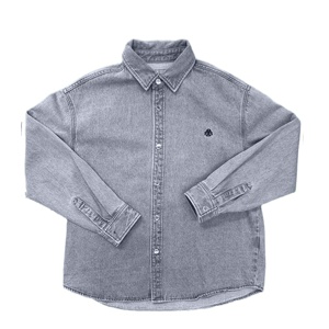 Camicia in Denim di qualità Premium da uomo personalizzata per la primavera autunno prodotto di alta qualità - Product Image 1