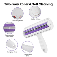 Offre Spéciale Logo personnalisé brosse de toilettage pour animaux de compagnie en gros canapé peigne tapis chien charpie rouleau réutilisable autonettoyant fonction en plastique