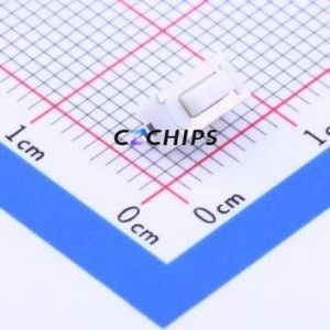 1TS002C-1800-5000-CT Tactile Switch SMD,3.5x6mm Switch Single Pole Single Throw Rectangle Button 1.8N Vertical Mount - Product Image 1