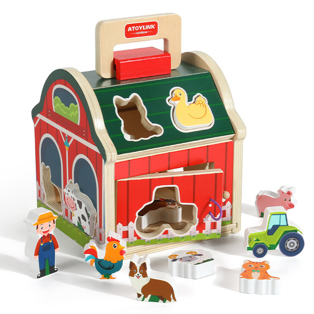 Hand-held Portable Story Scene Toy Nativeness Interactive Theatrical Performance Activity Puppet Stage Story Scene Stage Toy