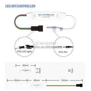 Mini contrôleur de couleur LED Pixel lampe Dream Dimmer 2.4G RF télécommande tactile sans fil pour DC <span class=keywords><strong>5</strong></span>-24V 12V bandes lumineuses adressables - Product Image 4