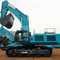 Grande pelle sur chenilles SWE950E-3H, moteur puissant de 565 kW, force de creusement de la benne de 495 kN, excavatrice minière