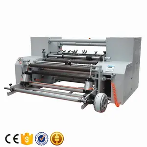 Termal kraft kağıdı nonwoven kumaş dilme sarma makinası mini rulo streç film bopp bant dilme makinesi olmayan dokuma