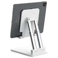 LeYi Tablet alüminyum alaşım ABS Tablet telefon standı katlanabilir ayarlanabilir taşınabilir tutucu apple ipad 12.9 inç için 12.9"