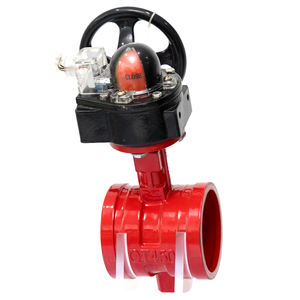 Convient pour les pipelines chimiques, les pipelines de gaz, les dépôts de pétrole, les vannes papillon à turbine rainurées antidéflagrantes pour gaz, <span class=keywords><strong>signal</strong></span> d'incendie - Product Image 5