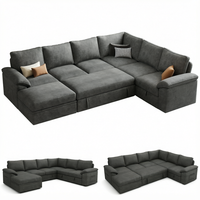 Fabricant chinois de grand canapé convertible modulable, canapé-lit réversible, canapé-lit en éponge