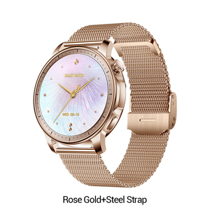 Reloj Inteligente de Pantalla Redonda para Mujer, Nuevo Producto, Reloj Inteligente Deportivo en Dorado, Plateado y Negro, Pulsera Inteligente - Product Image 6