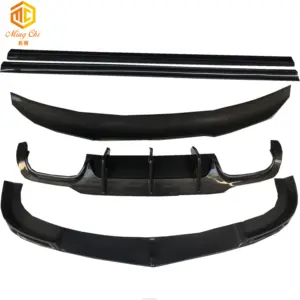 W204 C63 Kit Bodi Bumper, Spoiler Rok Samping Diffuser Belakang Bibir untuk Mercedes Benz W204 C63 AMG Coupe