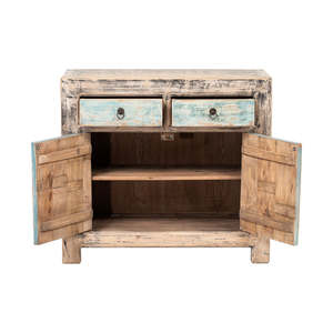 Mueble organizador de madera para sala de estar con estantes y cajones, solución moderna de almacenamiento. - Product Image 4