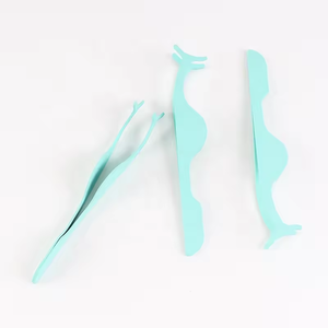 Stainless Steel Eyelash <b>Curler</b> Tweezers False Lash Aid Brow <b>Curler</b> Beauty Makeup Tool - Product Image 5