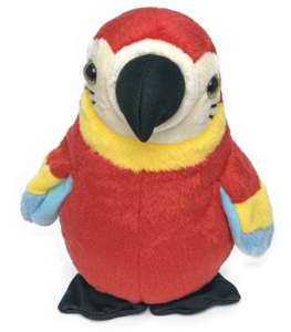 Regalo di compleanno perfetto carino mimetismo rosso pappagallo parlante pappagallo giocattolo elettronico per uccelli giocattolo interattivo per bambini - Product Image 5