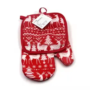 Conjunto de suporte para panelas e forno de Natal personalizado 2024, decoração de cozinha de Natal para presente