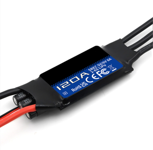 Contrôleur électronique de vitesse sans balais 120A ESC SBEC série G2 2-6S Lipo, connecteur XT90 programmable pour drones FPV à aile fixe RC - Product Image 1