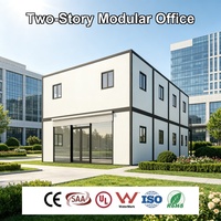 Edificio de Oficinas Modular en Contenedores para Zonas Industriales, con Sala de Descanso y Baño, para Uso del Equipo de Administración de Plantas