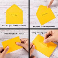 Ensemble de mini-enveloppes et de cartes vierges personnalisées, emballage cadeau pour cartes de vœux DIY, pour mariage, fête, entreprise, remerciements