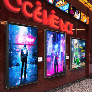 Tùy chỉnh hình chữ nhật LED lightbox cho quảng cáo biển quảng cáo mỏng nhôm Bảng Menu hiển thị chiếu sáng Áp phích hộp Đèn - Product Image 1