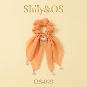 Shily&OS Venta al por Mayor de Lazos para el Cabello con Perlas, Lazos de Satén de Colores, Scrunchies para Mujer, Elegantes Coleteros Elásticos Estilo Francés - Product Image 2
