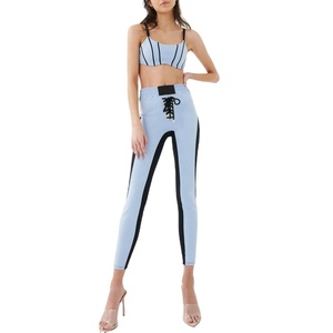 ชุดออกกำลังกาย2ชิ้นสำหรับผู้หญิงชุดเล่นโยคะวิ่งกลางแจ้งเสื้อผ้าออกกำลังกายในยิมของผู้หญิงชุดยกทรงและกางเกงชุดกีฬา2026 - Product Image 2