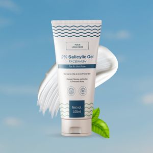 Gel nettoyant visage à 2% d'acide salicylique pour le contrôle de l'acné, peau rugueuse, éclaircit, exfolie les cellules mortes, nettoie en profondeur, contrôle la production de sébum - Product Image 6