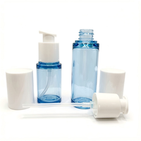 Flacon pompe airless de voyage 30ml 50ml en PET rechargeable pour sérum et parfum – Emballage cosmétique portable