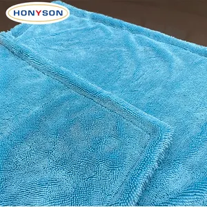 सबसे अच्छा गुणवत्ता सफाई कोरिया ऑटो detailer कपड़ा microfiber कार सुखाने से धो microfibre 1200 बड़ा edgeless डबल का ब्यौरा तौलिया