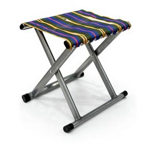 CASAMAX WL AK-9822 Tabouret pliant compact en métal. Siège d'extérieur portable. Chaise de camping robuste. Banc de pique-nique pour l'alpinisme - Product Image 1