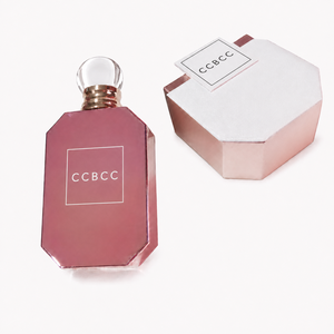Perfume EDP Concentrado Unisex con Notas Florales, Frutales, Amaderadas y de Almizcle, Aroma Intenso y Duradero, en Envase Octagonal de Vidrio Multicolor - Product Image 3