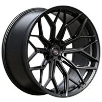 Rines de Aluminio Forjado de 18, 19, 20 y 21 Pulgadas, Multirradio, 5x112, 5x114.3, Negro Brillante, para SUV BMW X5M, X6M, Audi RSQ8, Q8, RS6, Benz