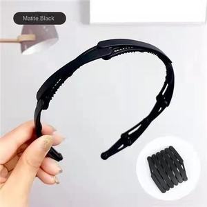 ربطة شعر بلاستيكية قابلة للطي وغير مرئية للأطفال مع مشبك شعر ومشط أسنان، مجموعة صيفية للحفلات - Product Image 3