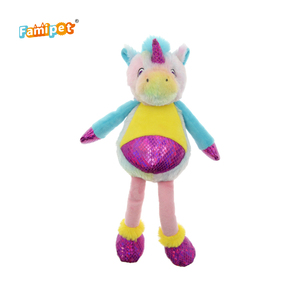 Famipet China Factory Supplier Interactive Bird Bear <b>Unicorn</b> Plush Dog Toy - Product Image 4