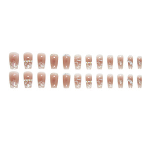 <span class=keywords><strong>Ongles</strong></span> à Pression Mécanique Tendance Direct Usine, <span class=keywords><strong>Faux</strong></span> <span class=keywords><strong>Ongles</strong></span> Acryliques Roses Amovibles Manucure en Gros - Product Image 2