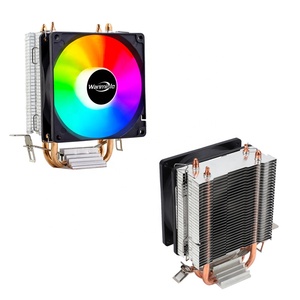 Enfriador de Aire para CPU de PC para Juegos Wanmisle Personalizado, Ventilador de Caja con Dos Tubos, 3 Pines/4 Pines, LED RGB, Rodamiento Fluido, Disipador de Calor, Radiador de Fábrica de Alto Rendimiento - Product Image 3