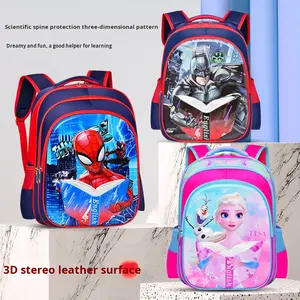 Juego <span class=keywords><strong>de</strong></span> Mochilas Escolares <span class=keywords><strong>de</strong></span> Nailon 3D Unisex para Primaria, Grados 1-6, 3 Piezas, Impermeables, Reducen la Carga - Product Image 4
