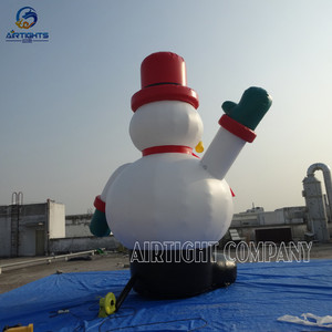 Производитель Китай 18 футов надувной Рождественский снеговик для рождественского наружного украшения - Product Image 4
