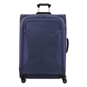 4つのスピナーホイール、軽量スーツケース、男性と女性、青、キャリーオン21インチのソフトサイド拡張可能ラゲッジ - Product Image 1