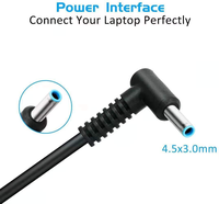 Adaptor Daya Pengganti 19.5V 11.8A Adaptor Daya AC Laptop Pengisi Daya Baterai dengan Ujung Biru 4.5*3.0