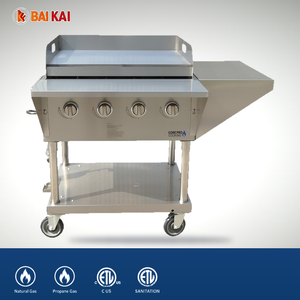 Equipo de Cocina Comercial Core <span class=keywords><strong>Pro</strong></span>, Parrilla de Gas de Acero Inoxidable para Exteriores con Fácil Limpieza para Servicios de Alimentos - Product Image 3