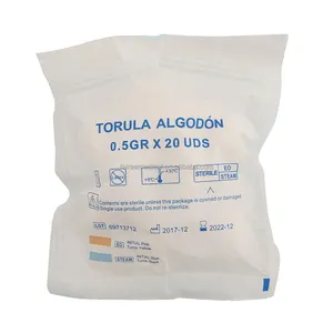 ไม่มีเอสเดอร์สีแบลนโกพรีเมี่ยม Aborsorbente Torulas De Algodon