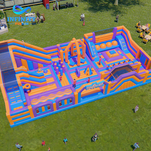 Parc à thème gonflable commercial, toboggans gonflables d'extérieur, château gonflable pour enfants, aire de jeux gonflable commerciale - Product Image 2