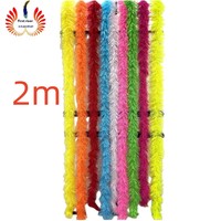 Plumes décoratives en polyester écologiques, entièrement faites à la main, pour bouquets de mariage, décorations de scène et fournitures DIY