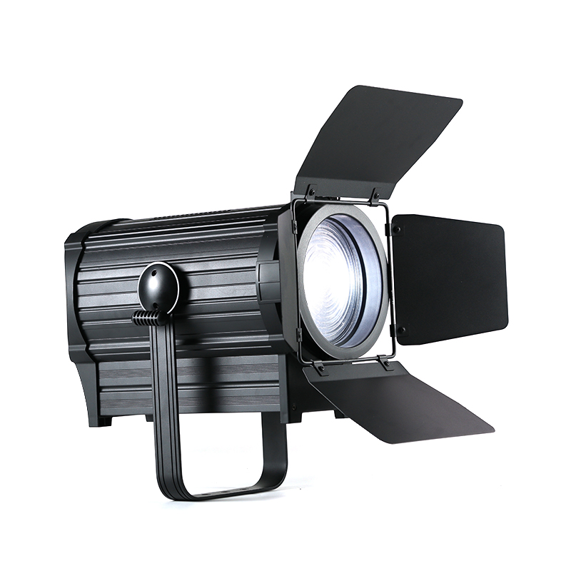 Фабрика DMX512 зум теплый белый холодный белый 2 в 1 Высокий CRI90 свободный мерцание 200 Вт светодиодный свет Френеля для пленочной камеры ТВ студийная сцена