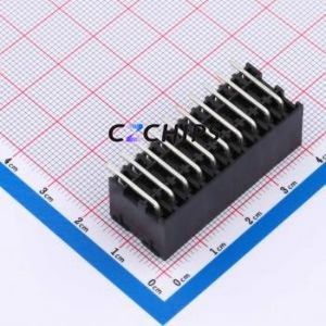 DB2ERHB-3.81-2*10P-BK Plug-in Terminal Block Bent Lead Through Hole,P=3.81mm Board-to-Board / Socket - Closed 2x10P 3.81mm Black - Product Image 2