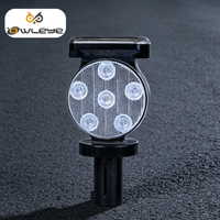 Balise solaire GPS synchronisée avec modes clignotants/synchronisés pour avertisseur de circulation en zone de construction, en matériau PC/ABS, protection IP66