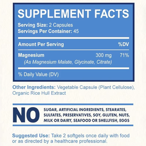 Cápsulas de Complejo Triple de Magnesio 300mg OEM, Glicinato de Magnesio y Citrato, Píldoras <span class=keywords><strong>para</strong></span> Dormir y Relajarse, 90 Unidades - Product Image 6