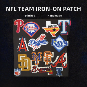 แพทช์ปักลายทีม NFL แบบใหม่จากโรงงาน ผลิตจาก PVC สำหรับรีดติดเสื้อฮู้ด เสื้อแจ็คเก็ต เสื้อสเวตเตอร์ และหมวก - Product Image 2