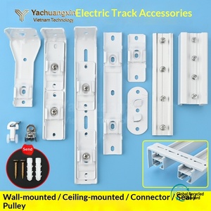 Accessoires de rail de rideau électrique en gros pour usine de clips de fixation, supports muraux latéraux et supérieurs, clips de fixation pour rail coulissant, livraison rapide - Product Image 2