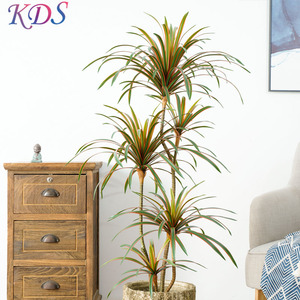 Plante éternelle japonaise, Dracaena, fausses plantes artificielles, arbre de bonsaï pour <span class=keywords><strong>d</strong></span>écoration intérieure et extérieure - Product Image 3